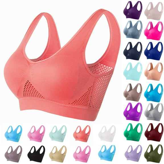 High Impact Sports Bras for Women High Support Padded Sports Bra Workout Women Seamless Sports Bra Wirefree Yoga Bra With Removable Pads