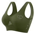 thumbnail image 1 of High Impact Sports Bras for Women,Racerback Running Bra Workout Crop Tank Tops Longline Sports Bra Push up Comfortable Everyday Seamless T-shirt Bras, 1 of 2