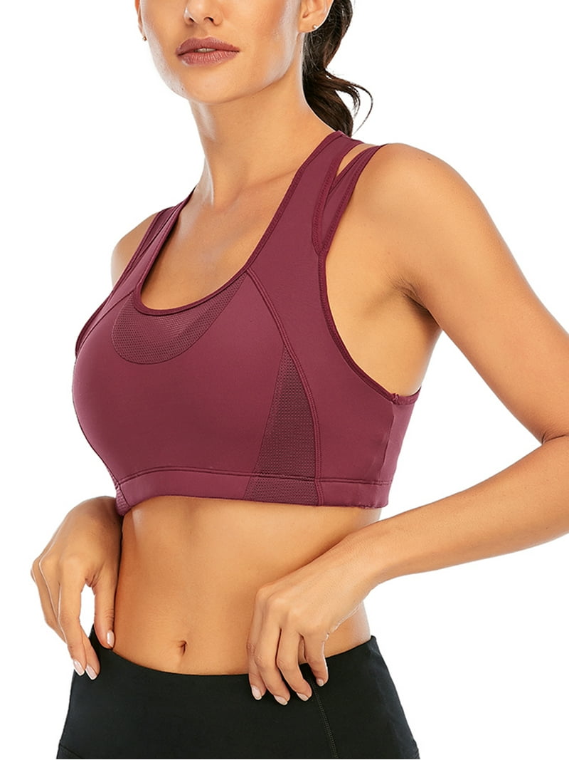 High Impact Sports Bras for Women Racerback Sport Bras Workout