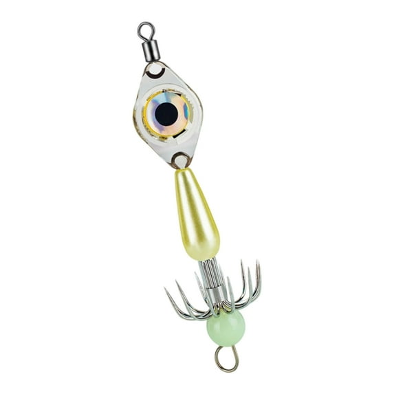 High Intensities LED Fish Eye Light Octopuses Fishing Rigs Barbless for ...