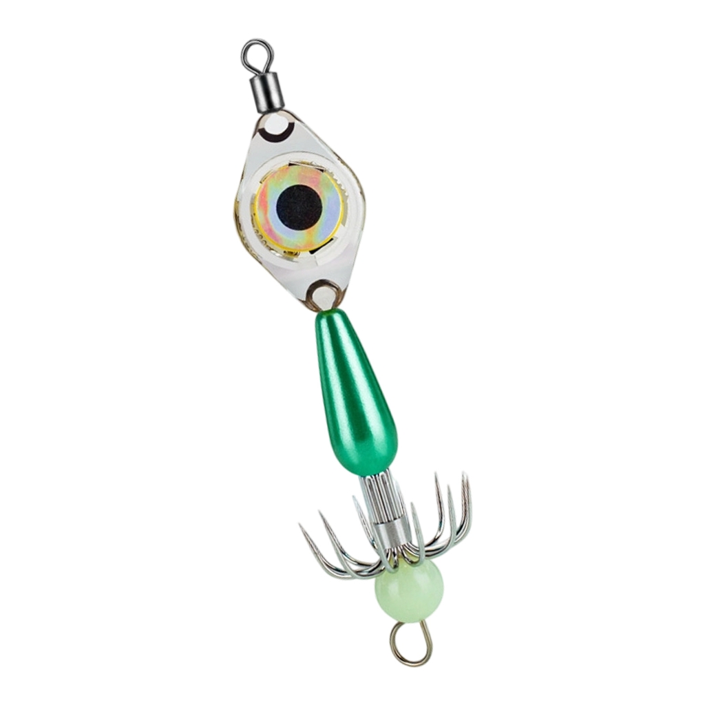 High Intensities LED Fish Eye Light Octopuses Fishing Rigs Barbless for ...