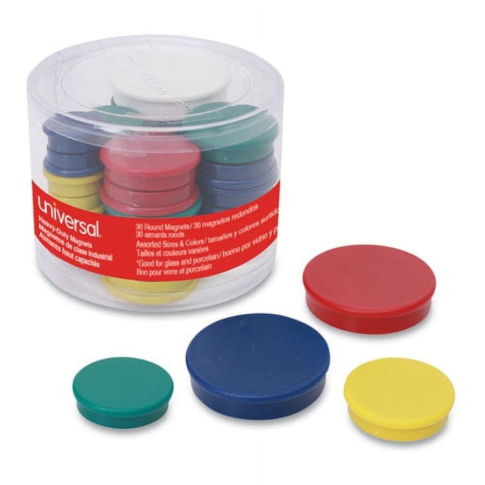 High-Intensity Assorted Magnets, Circles, Assorted Colors, 0.75 High-Intensity Assorted Magnets, Circles, Assorted Colors, 0.75