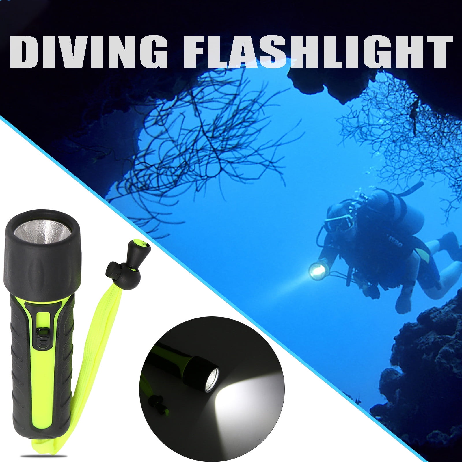 High-Intensity LED Flashlight, Rechargeable Battery, 1000-Lumen Output ...