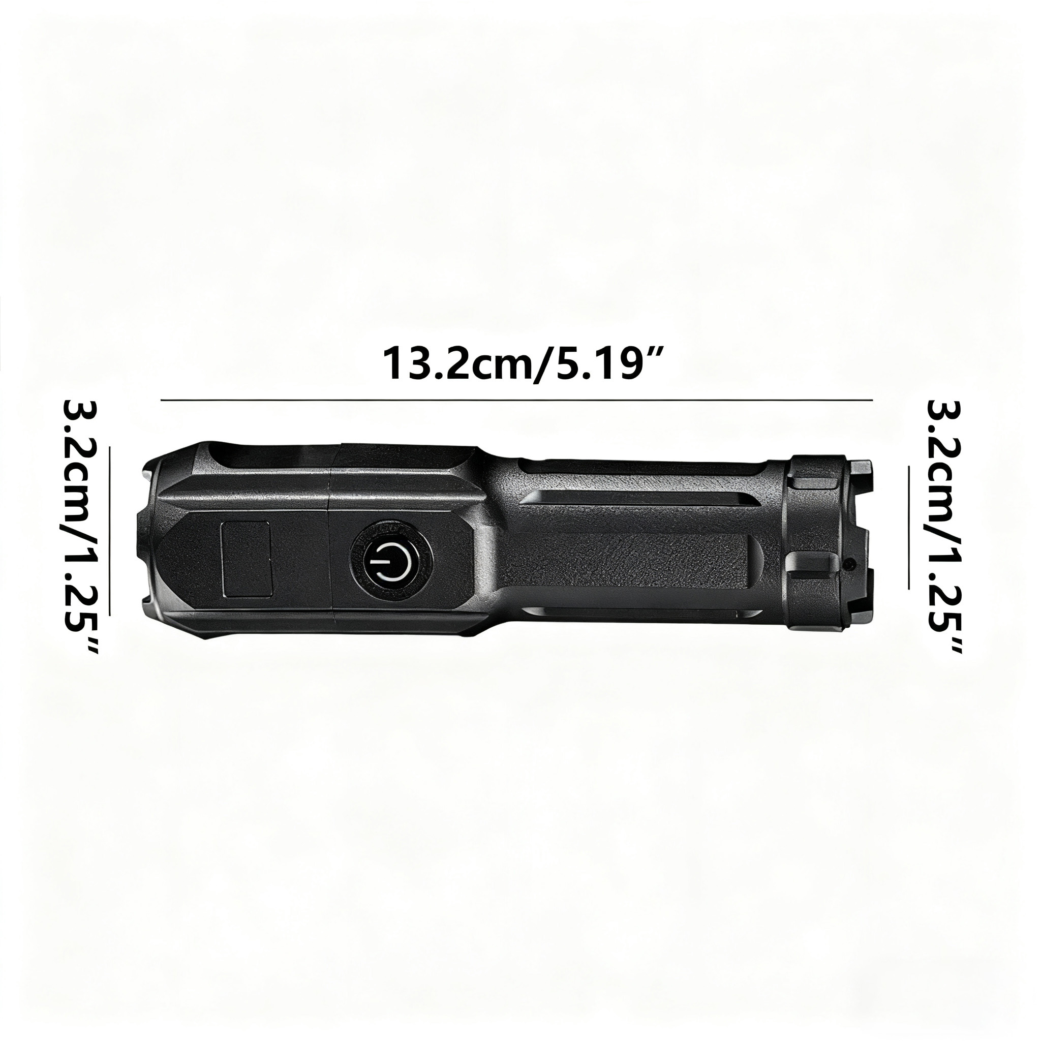 High-Intensity LED Flashlight, Telescopic Beam Power, Waterproof Design ...