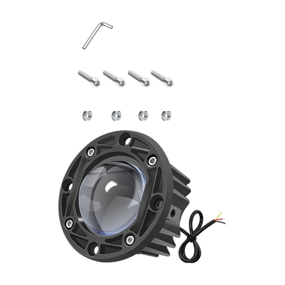 High Intensity LED Fog Lights for Car Two Color Functionality Aluminum Alloy Construction Long Distance Driver Use
