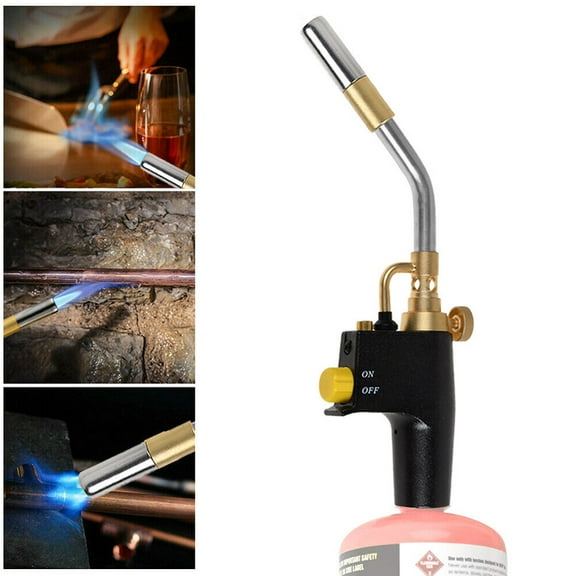 High Intensity Mapp Propane Gas Torch Brass Head Trigger Start Welding Torch Kit