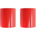 thumbnail image 1 of High-Intensity Waterproof Reflective Tape, Red, 50mm x 3M, 2 Rolls for Enhanced Safety Markings, 1 of 5