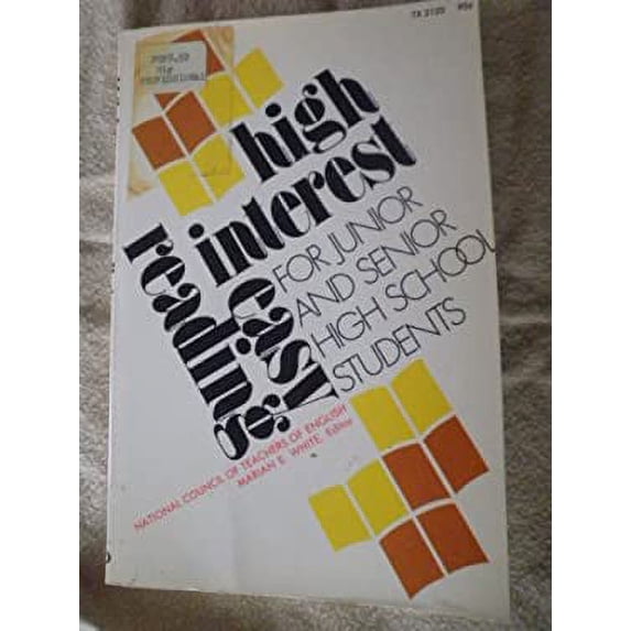 Pre-Owned High Interest-Easy Reading for Junior and Senior High School Students 9780590095419 Used