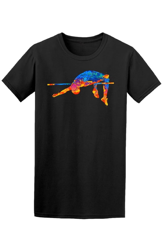High Jump Abstract Gymnast T-Shirt Men -Image by Shutterstock, Male Small