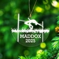 thumbnail image 1 of High Jump Shaped Ornament, Personalized High Jump Sports Xmas Ornament Gift, Custom Name & Year High Jump Player Xmas Ornament Keepsake, High Jumper Xmas Ornament Gift for Sport Lovers Coach Friends, 1 of 5