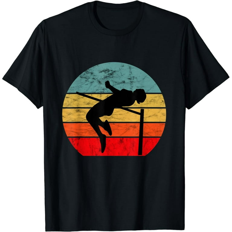 High Jump Shirt - Vintage Retro Track And Field T-Shirt High Jump Shirt - Vintage Retro Track And Field T-Shirt