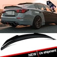 thumbnail image 1 of High Kick Duckbill Trunk Spoiler For Infiniti Q50 14-21 PSM Style Glossy Black, 1 of 7