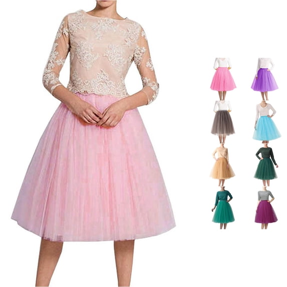 High Knee Skirt Pleated Length Skirt Dancing Womens Adult Skirt plus Size Tennis Skirt One Size
