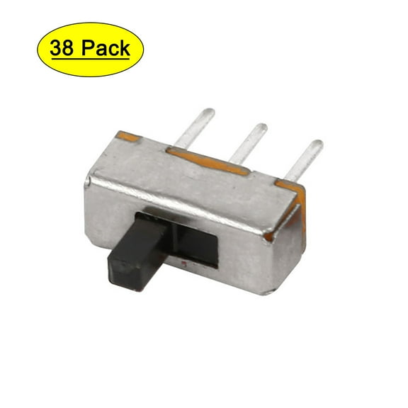 High Knob 3P 2 Position 1P2T SPDT Slide Switch, 0.5A 50V DC, 38 Pcs, 3 mm