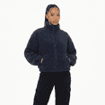thumbnail image 1 of High Level HL Sherpa Fleece Crop Zip up Jacket Warm Soft Fluffy Cozy - Cream, Navy or Gray - Coats Tops Outerwear Comfort (Grey, S) (NavyBlue, S), 1 of 32