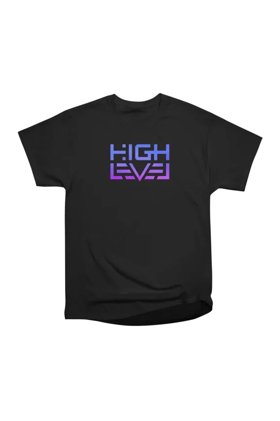 High Level Logo VaporWave T-Shirt Tee Gift For Him Merch For Her Apparel For Friend