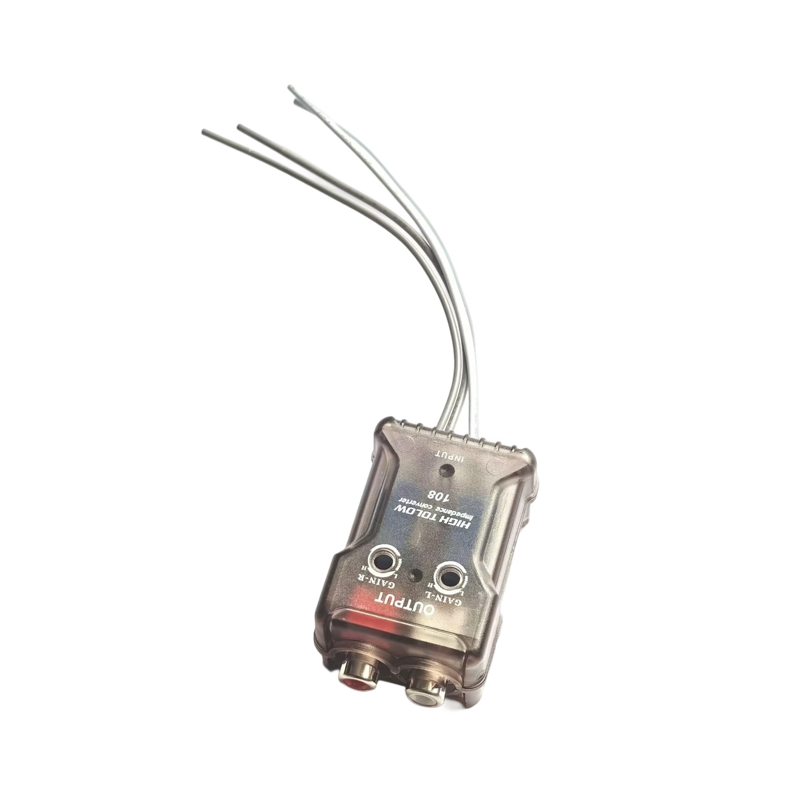 High Levels to Low Levels Bass Adapter Automotive Speak Signals ...