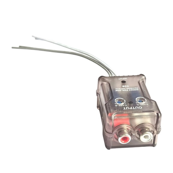 High Levels to Low Levels Bass Adapter Automotive Speak Signals Converter Simple Installation For Vehicle Stereo Systems