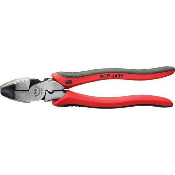 High Leverage Linemens Pliers and Crimping Tool, Drop Forged High Carbon Steel