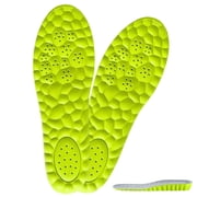 High Lift Height Boost EVA Insoles, Shock Absorbing Herbal Inserts, 1 Pair, Men 6.5-8.5M/Women 8-9.5M, 1.0in