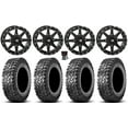 thumbnail image 1 of High Lifter HL10 14" Wheels Black 32" Predator Tires Sportsman RZR Ranger, 1 of 4