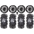 thumbnail image 1 of High Lifter HL21 20" Wheels Bk 34" Moto MTC Tires Polaris RZR Turbo R & Pro R Ranger 1500 Xpedition, 1 of 4