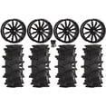 thumbnail image 1 of High Lifter HL21 20" Wheels Bk 35" Outlaw Max Tires Kawasaki Teryx Mule, 1 of 4