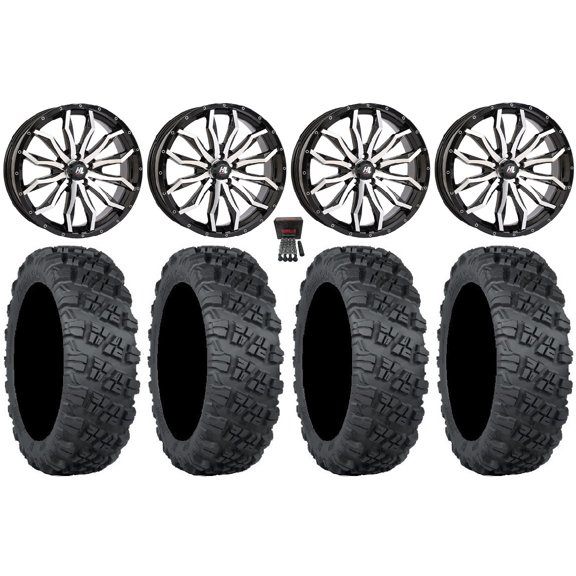 High Lifter HL21 20" Wheels Mh 35" Versa Cross V3 Tires Polaris RZR Turbo R & Pro R Ranger 1500 Xpedition