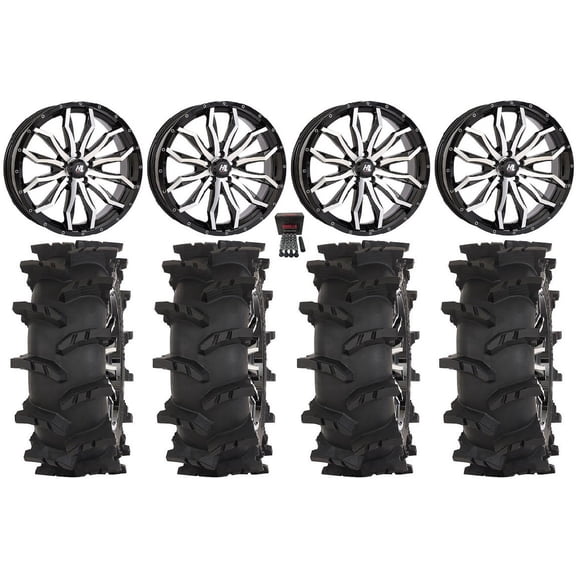 High Lifter HL21 22" Wheels Mh 35" Outlaw Max Tires Polaris RZR Turbo R & Pro R Ranger 1500 Xpedition