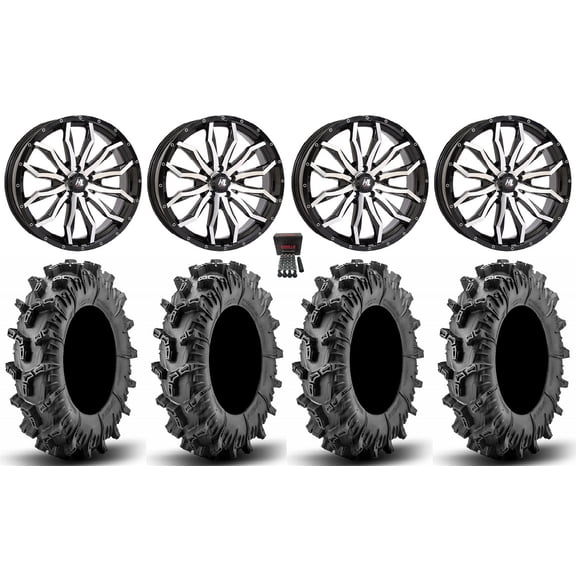 High Lifter HL21 22" Wheels Mh 35" Terminator Max Tires Polaris RZR Turbo R & Pro R Ranger 1500 Xpedition