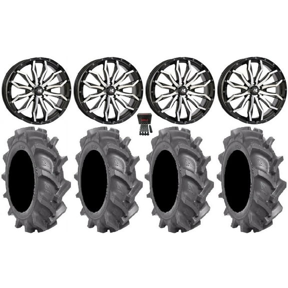 High Lifter HL21 22" Wheels Mh 37" BKT AT 171 Tires Polaris RZR Turbo R & Pro R Ranger 1500 Xpedition