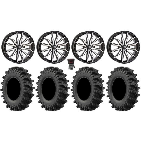 High Lifter HL21 24" Wheels Mh 50" MotoSlayer Tires Polaris RZR Turbo R & Pro R Ranger 1500 Xpedition