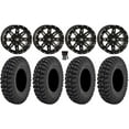 thumbnail image 1 of High Lifter HL22 14" Wheels Black 28" Warrior AT Tires Can-Am Maverick X3 / Honda Pioneer 1000 / Talon, 1 of 4