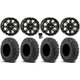 thumbnail image 1 of High Lifter HL22 14" Wheels Black 32" MotoVator Tires Can-Am Commander Maverick Renegade Outlander Defender, 1 of 4