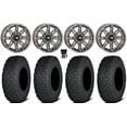 thumbnail image 1 of High Lifter HL22 14" Wheels Gunmetal 27" Coyote Tires Can-Am Commander Maverick Renegade Outlander Defender, 1 of 4