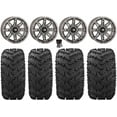 thumbnail image 1 of High Lifter HL22 14" Wheels Gunmetal 27" Reptile Tires Can-Am Maverick X3 / Honda Pioneer 1000 / Talon, 1 of 4