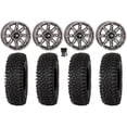 thumbnail image 1 of High Lifter HL22 14" Wheels Gunmetal 27" Roctane ST Tires Sportsman RZR Ranger, 1 of 4