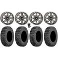 thumbnail image 1 of High Lifter HL22 14" Wheels Gunmetal 28" Coyote Tires Kawasaki Mule Pro FXT, 1 of 4
