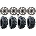 thumbnail image 1 of High Lifter HL22 14" Wheels Gunmetal 28" Vampire II Tires Sportsman RZR Ranger, 1 of 4
