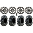 thumbnail image 1 of High Lifter HL22 14" Wheels Gunmetal 29.5" Terminator Tires Kawasaki Teryx Mule, 1 of 4