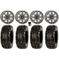 thumbnail image 1 of High Lifter HL22 14" Wheels Gunmetal 30" Rip Saw Tires Can-Am Commander Maverick Renegade Outlander Defender, 1 of 4