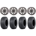 thumbnail image 1 of High Lifter HL22 14" Wheels Gunmetal 30" Terra Hook Tires Can-Am Maverick X3 / Honda Pioneer 1000 / Talon, 1 of 4