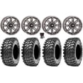 thumbnail image 1 of High Lifter HL22 14" Wheels Gunmetal 32" Rampage Tires Sportsman RZR Ranger, 1 of 4