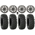 thumbnail image 1 of High Lifter HL22 14" Wheels Gunmetal 32" XTR370 Tires Polaris RZR XP 1000 / PRO XP / Ranger XP 900/1000, 1 of 4