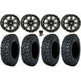 thumbnail image 1 of High Lifter HL22 14" Wheels Machined 28" Klever X/T Tires Kawasaki Teryx Mule, 1 of 4