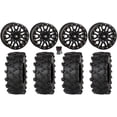 thumbnail image 1 of High Lifter HL23 Bdlk 14" Wheels Bk 28" Outlaw M/T Tires Sportsman RZR Ranger, 1 of 4