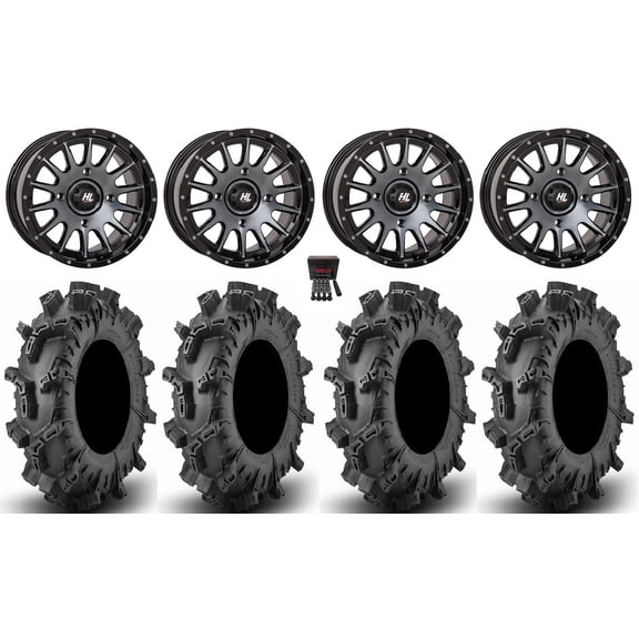 High Lifter HL25 15" Wheels Dt 32" Terminator Max Tires Can-Am Commander Maverick Renegade Outlander Defender