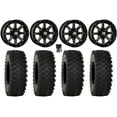 thumbnail image 1 of High Lifter HL4 14" Wheels Machined 28" ATX470 Tires Honda Rincon Yamaha Rhino Kawasaki Brute Force Suzuki KingQuad, 1 of 4