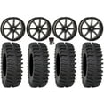 thumbnail image 1 of High Lifter HL4 20" Wheels Machined 33" XT400 Tires Kawasaki Mule Pro FXT, 1 of 4