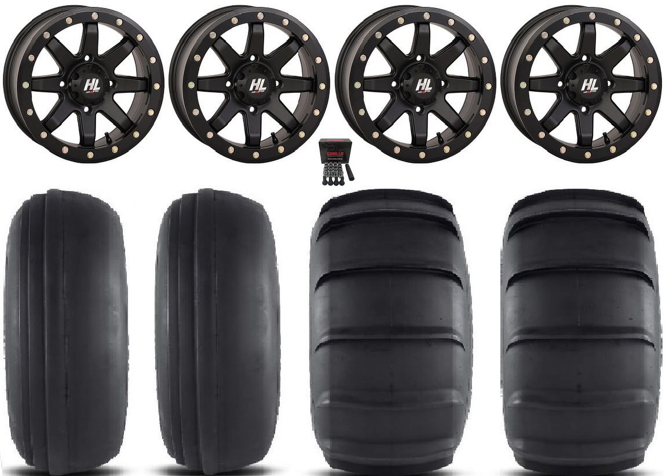 High Lifter HL9 14x7/14x10 Wheels Bk 30